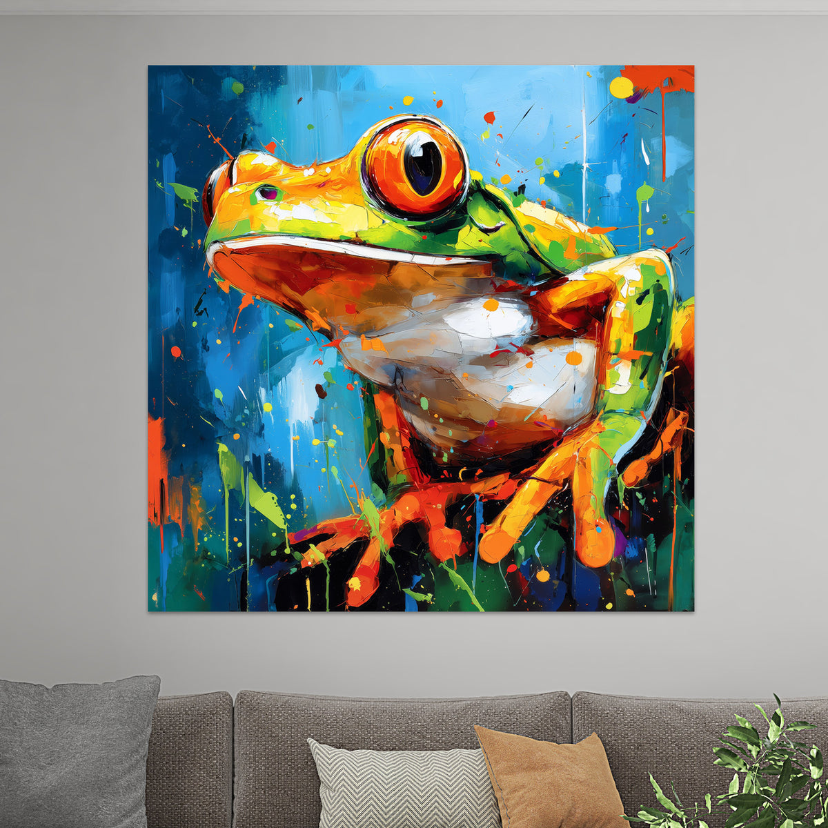Pop Art Frosch