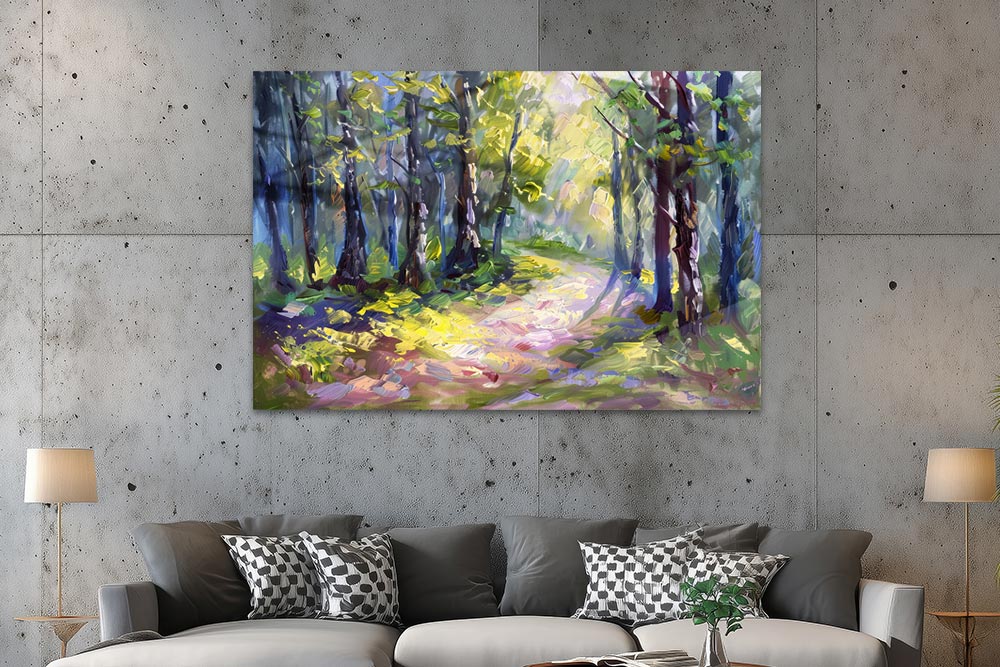 Frühlingshafter Wald