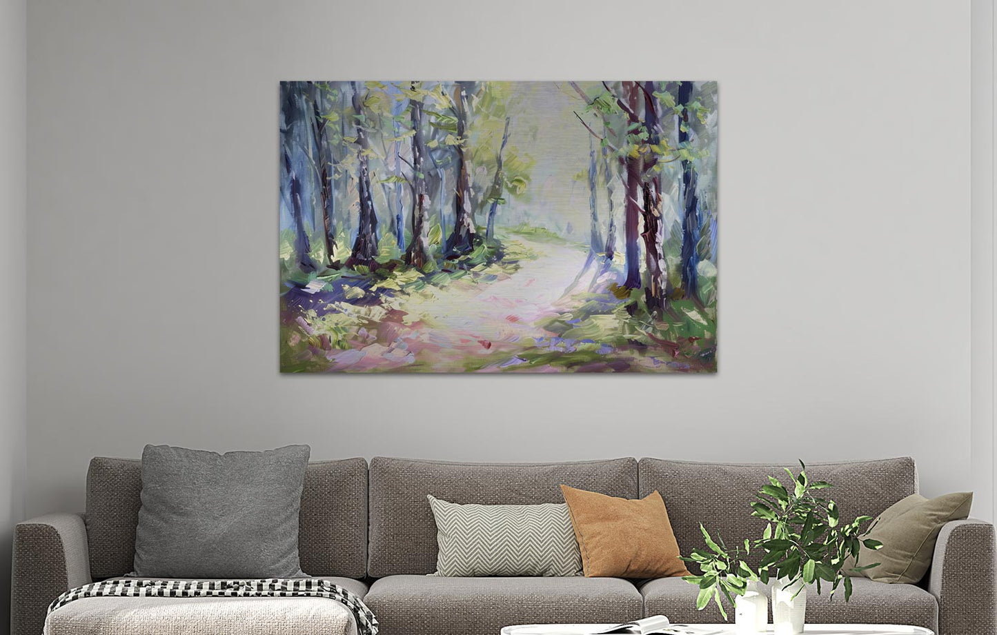 Frühlingshafter Wald