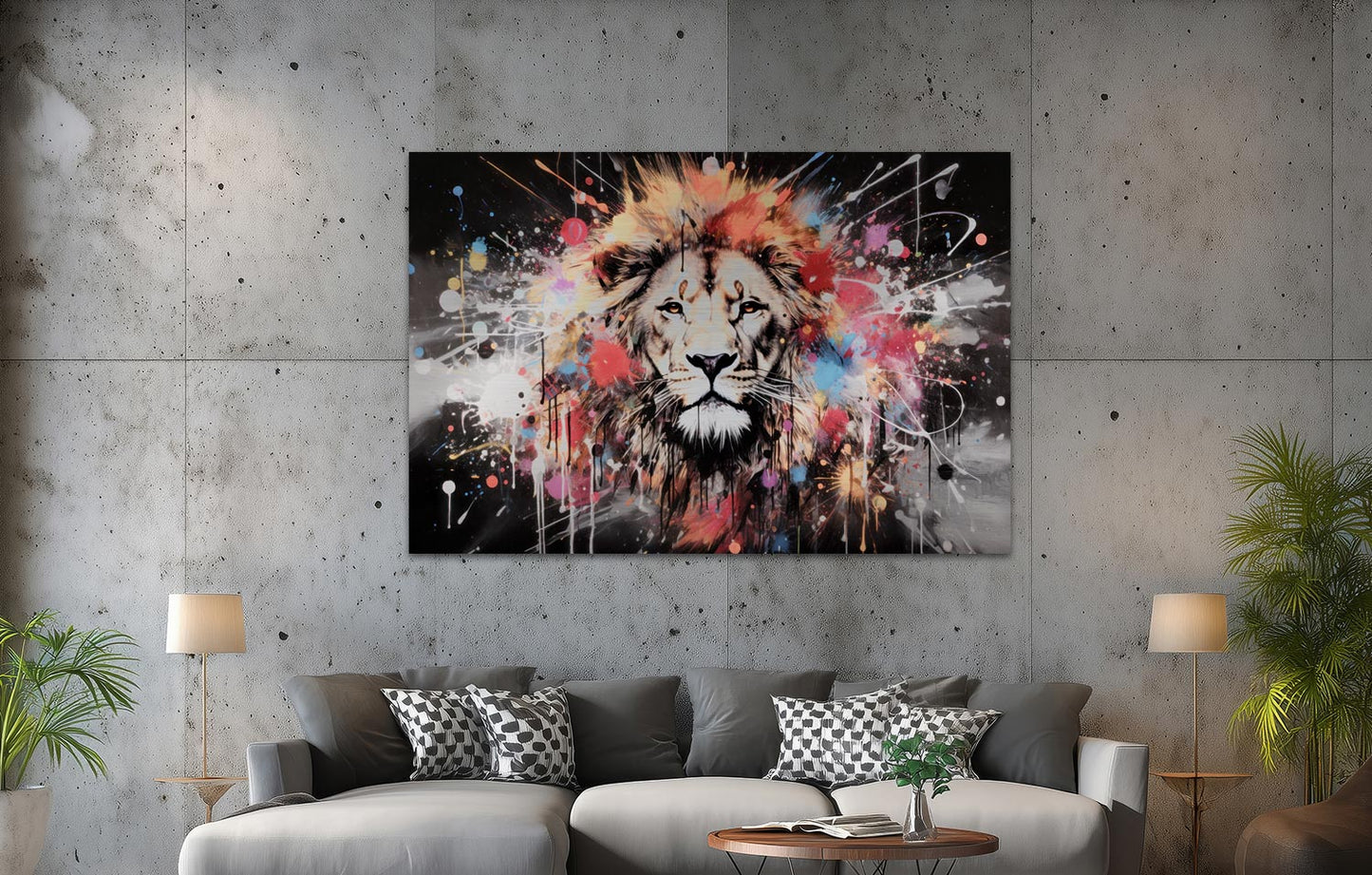 Pop Art Löwe