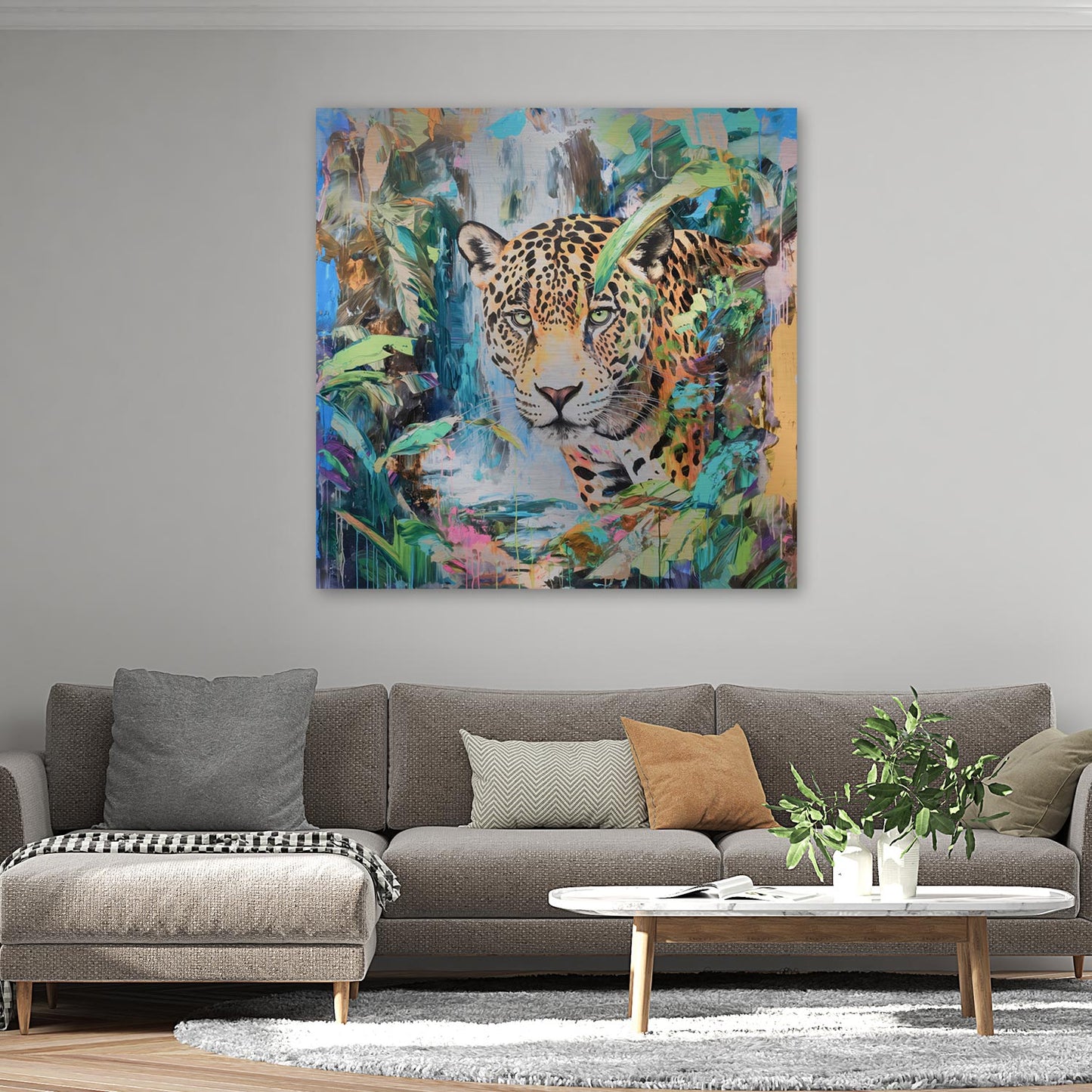 Jaguar im Dschungel