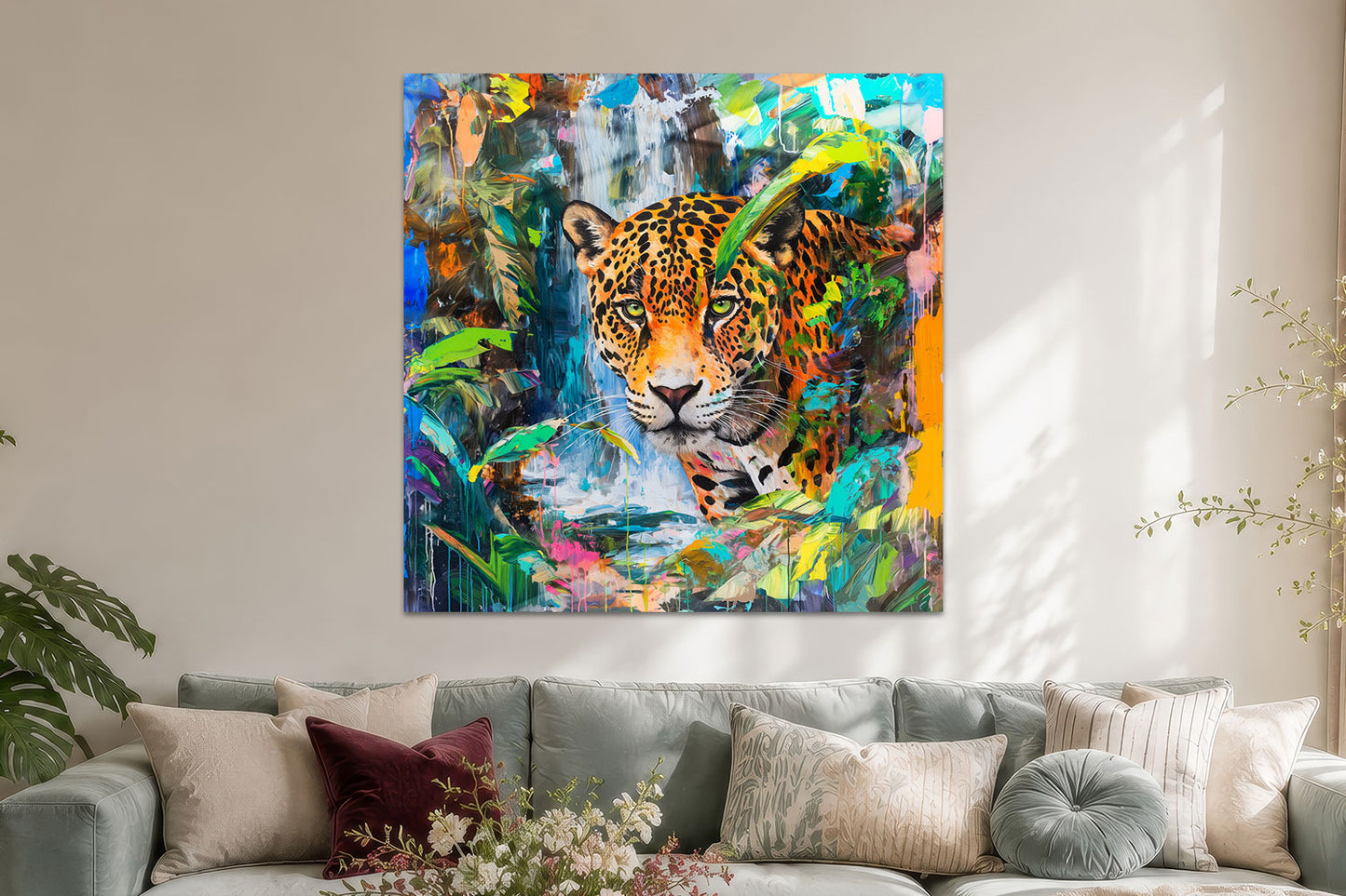 Jaguar im Dschungel