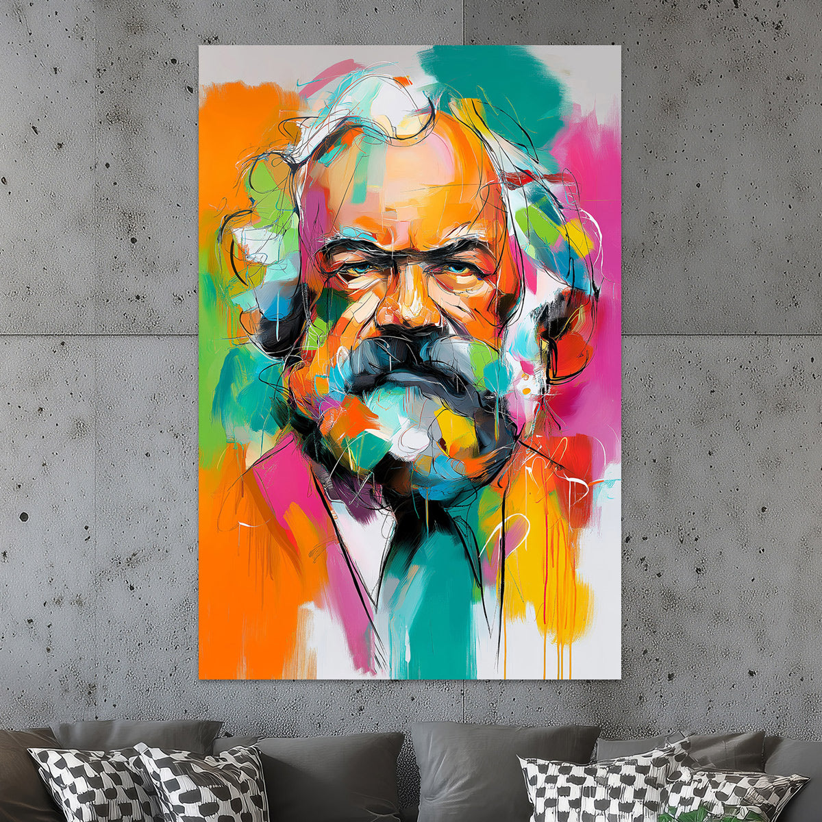 Karl Marx Porträt