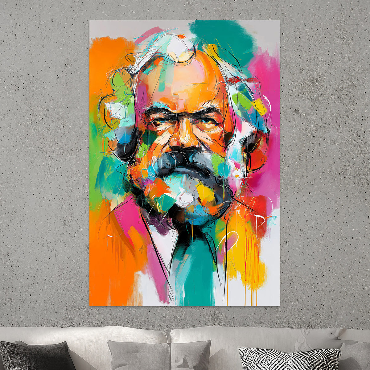 Karl Marx Porträt
