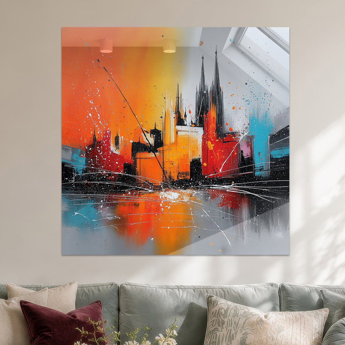 Abstrakte Köln