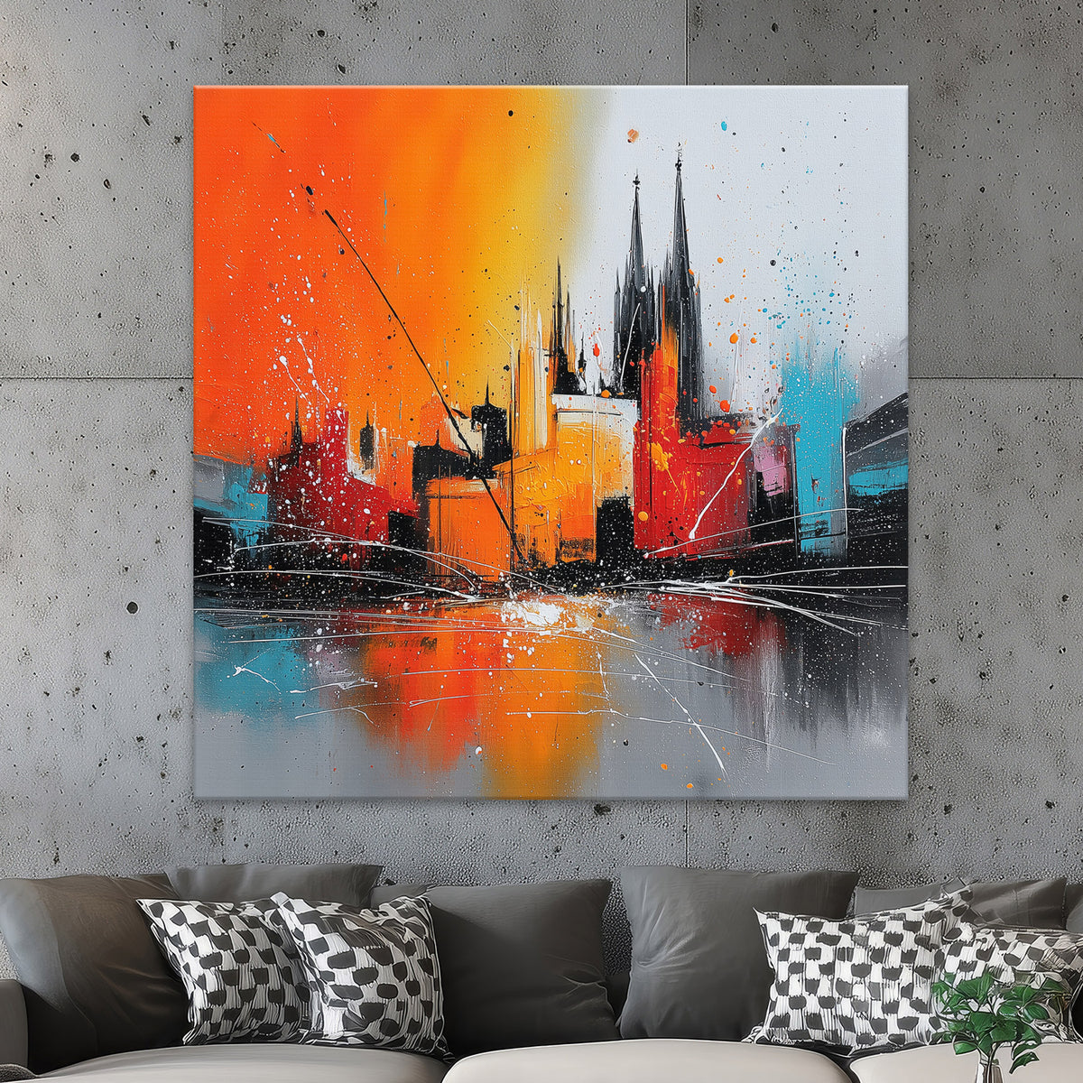 Abstrakte Köln