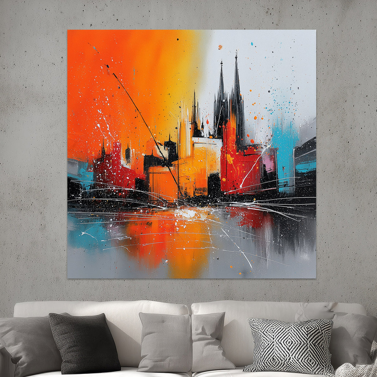 Abstrakte Köln