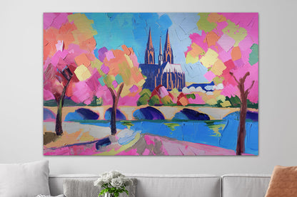 Buntes abstraktes Köln