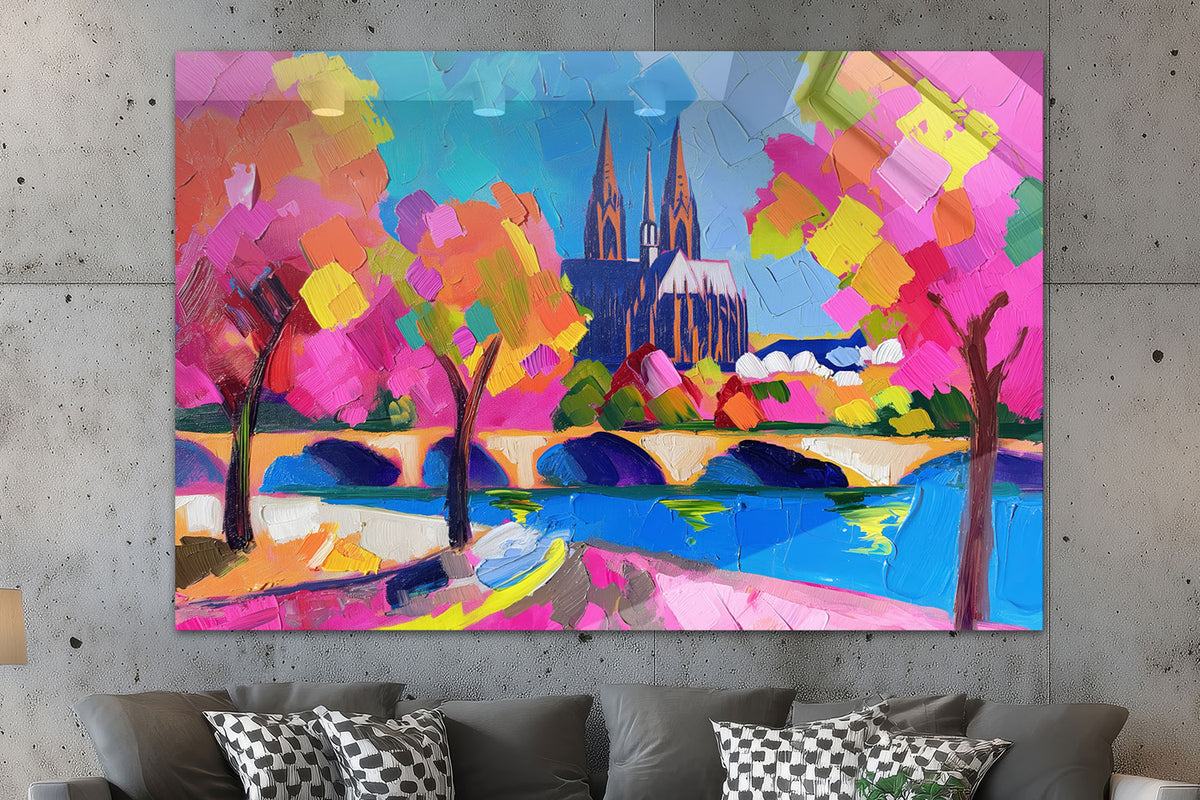 Buntes abstraktes Köln