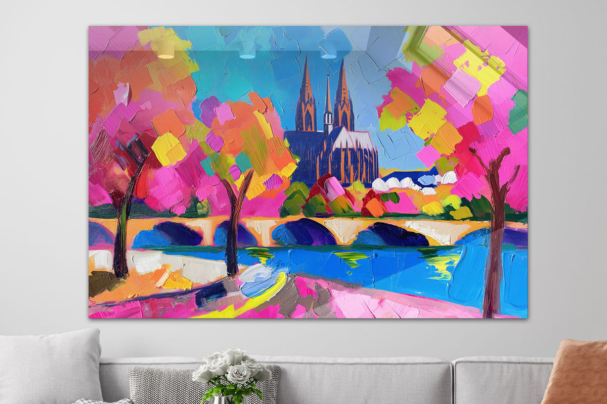 Buntes abstraktes Köln
