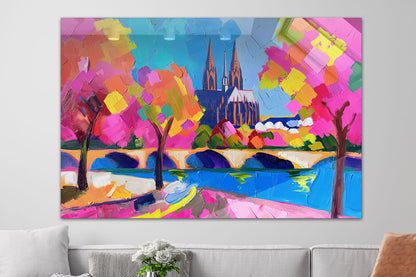 Buntes abstraktes Köln