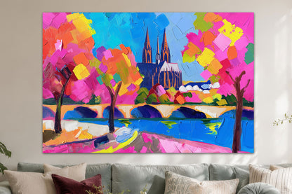 Buntes abstraktes Köln