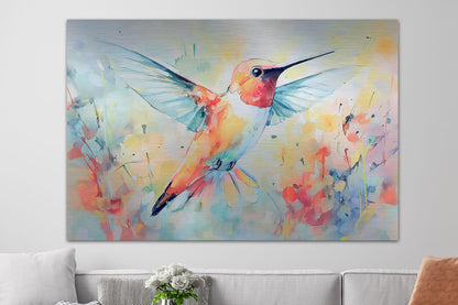 Kolibri im Stil eines Aquarell-Gemäldes