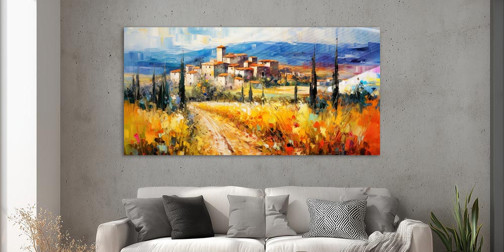 Landschaft in der Toskana
