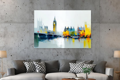 Abstraktes London Gemälde