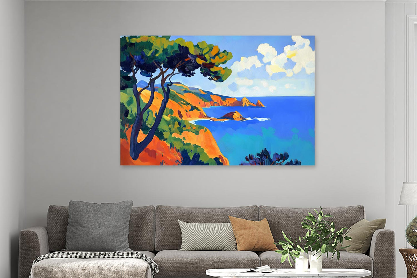 Mediterrane Landschaft