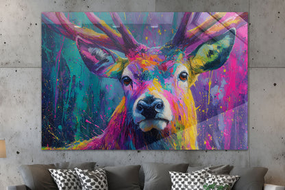 Moderner bunter Hirsch