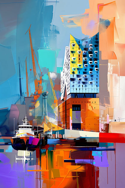 Hamburg abstrakt