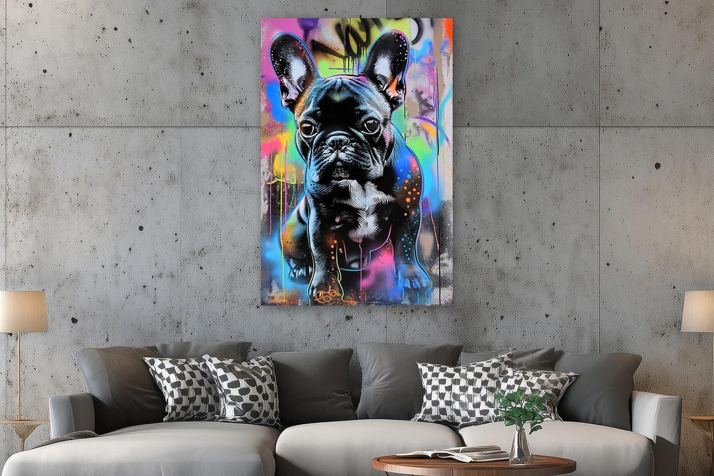 Neon Pop Art Frechie