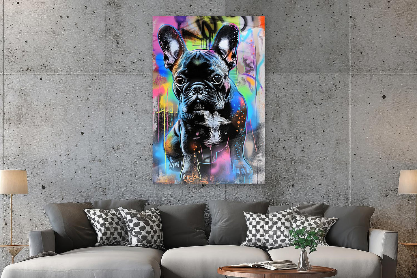 Neon Pop Art Frechie