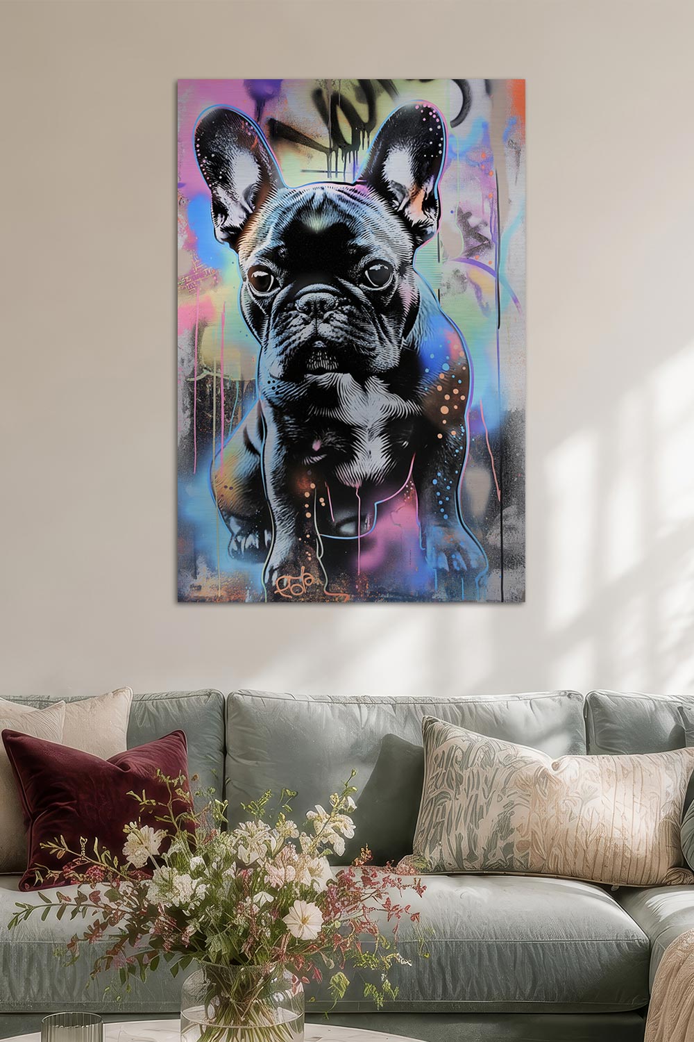 Neon Pop Art Frechie