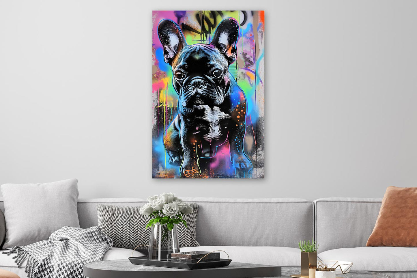 Neon Pop Art Frechie