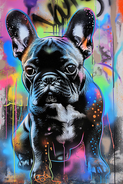 Neon Pop Art Frechie