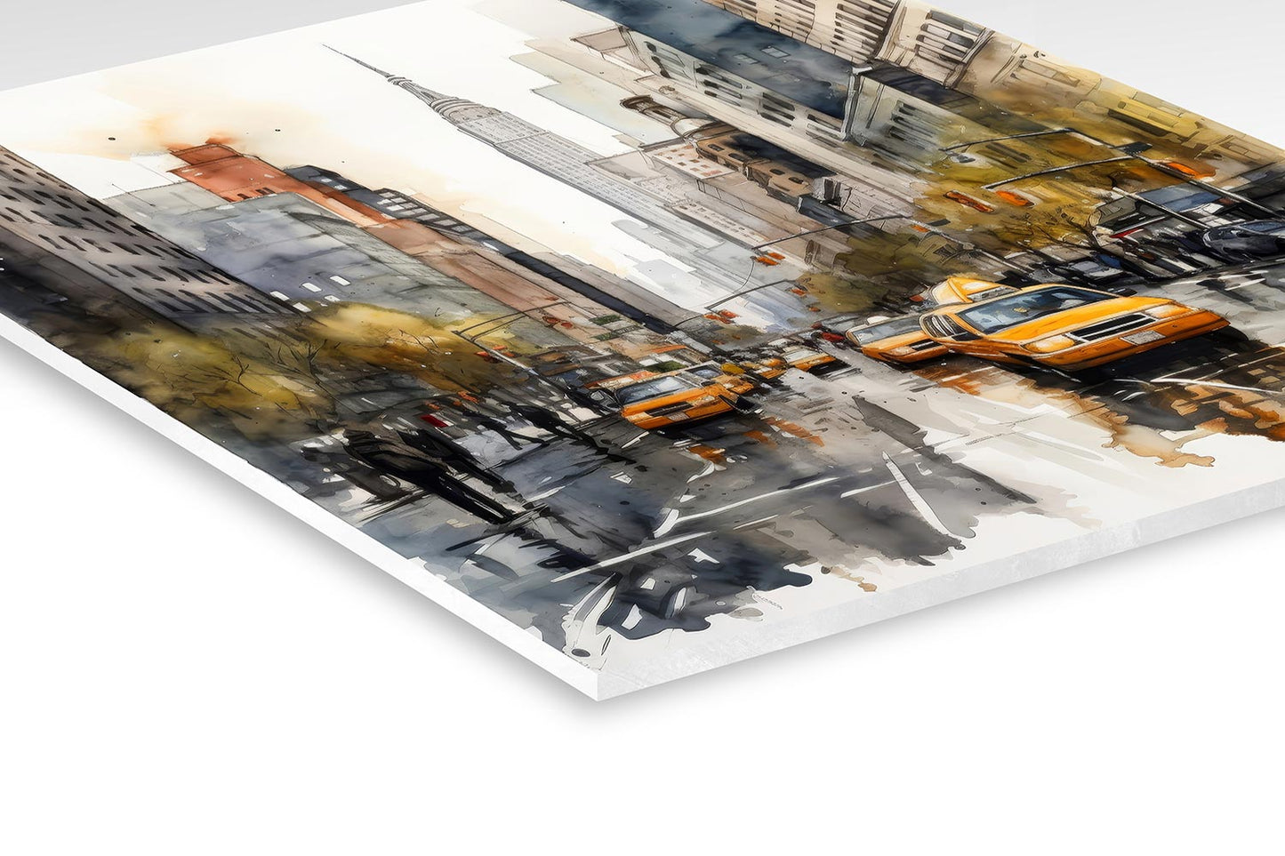 Manhattan im Aquarellstil