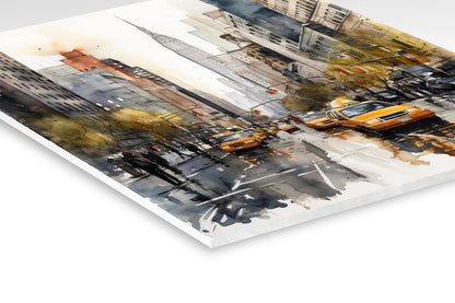 Manhattan im Aquarellstil