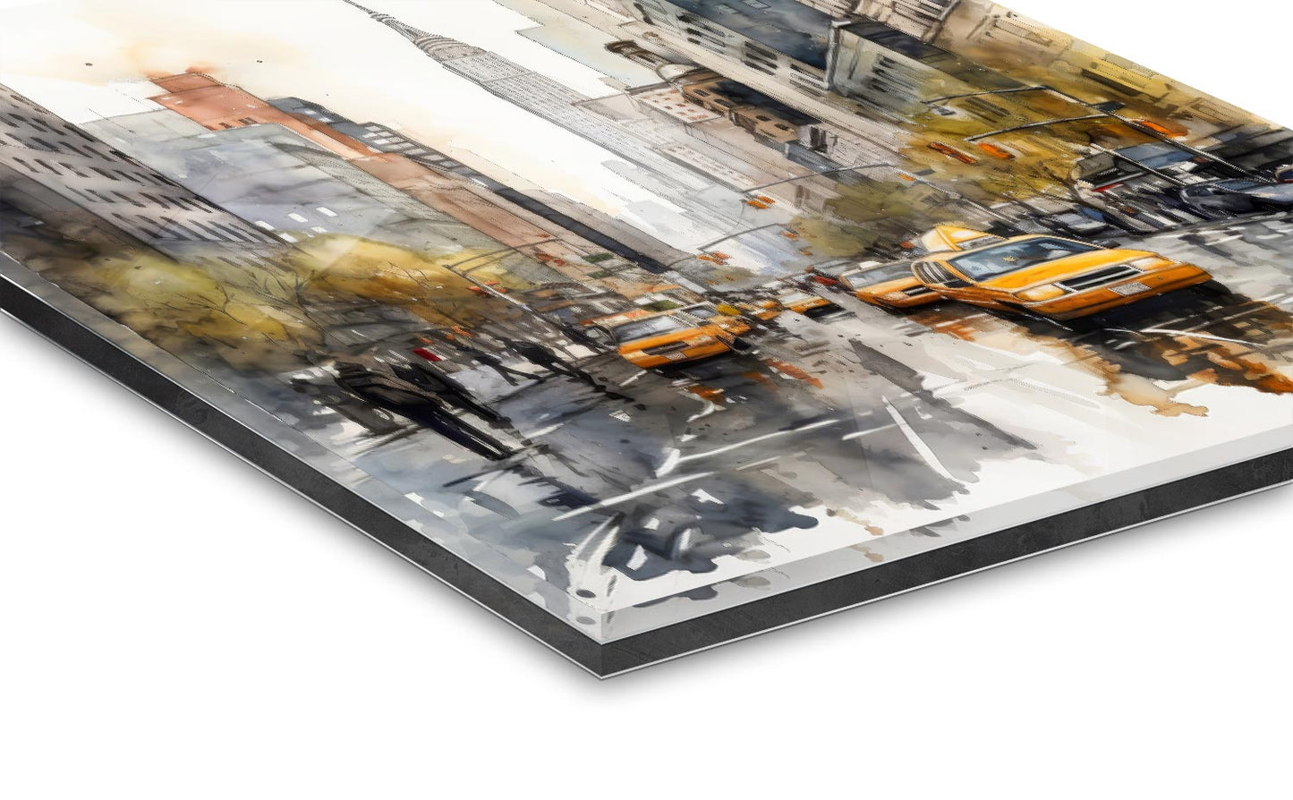Manhattan im Aquarellstil