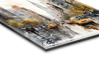Manhattan im Aquarellstil