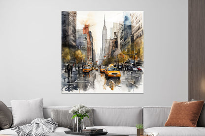 Manhattan im Aquarellstil