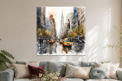 Manhattan im Aquarellstil