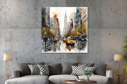 Manhattan im Aquarellstil