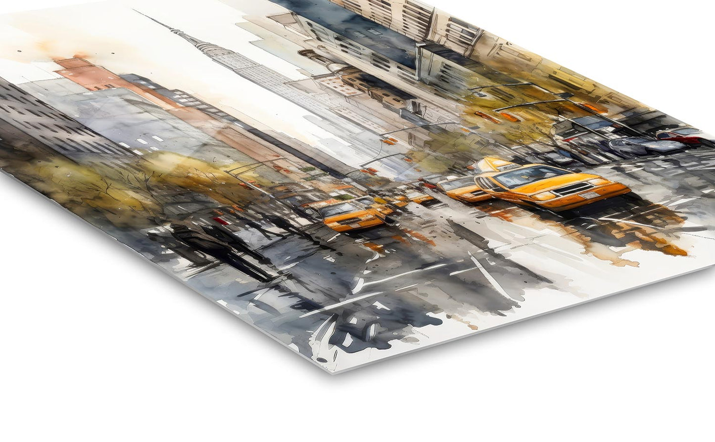 Manhattan im Aquarellstil