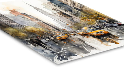 Manhattan im Aquarellstil
