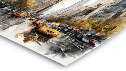 Manhattan im Aquarellstil