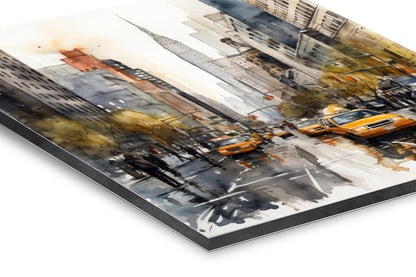 Manhattan im Aquarellstil