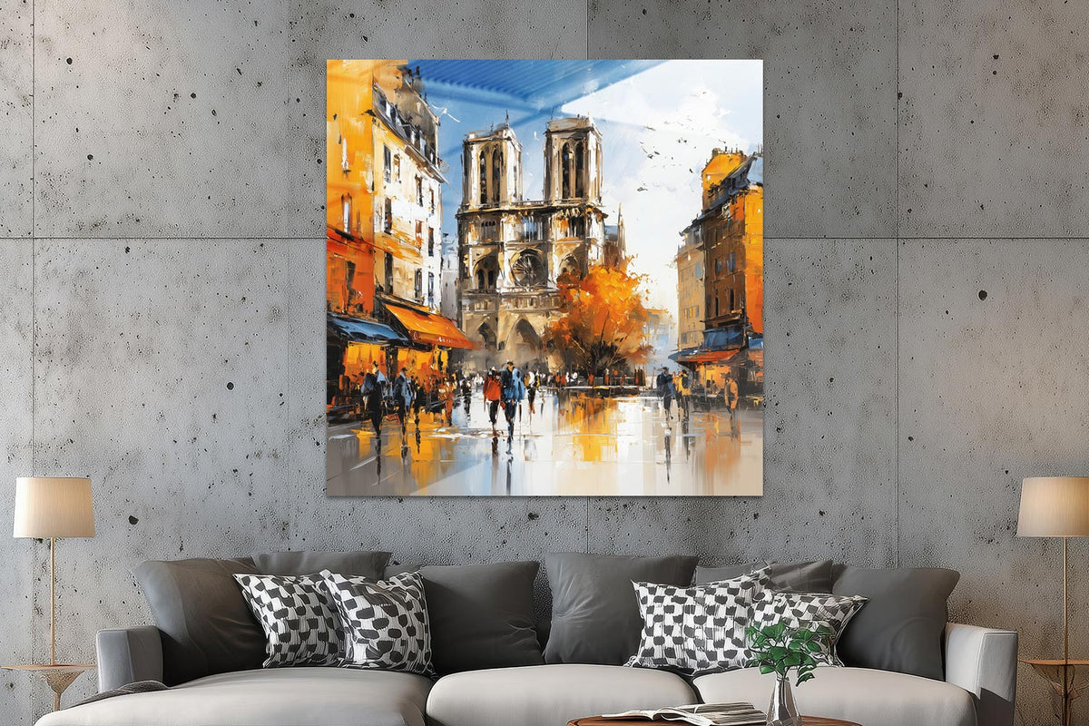 Blick auf Notre-Dame de Paris