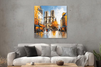 Blick auf Notre-Dame de Paris