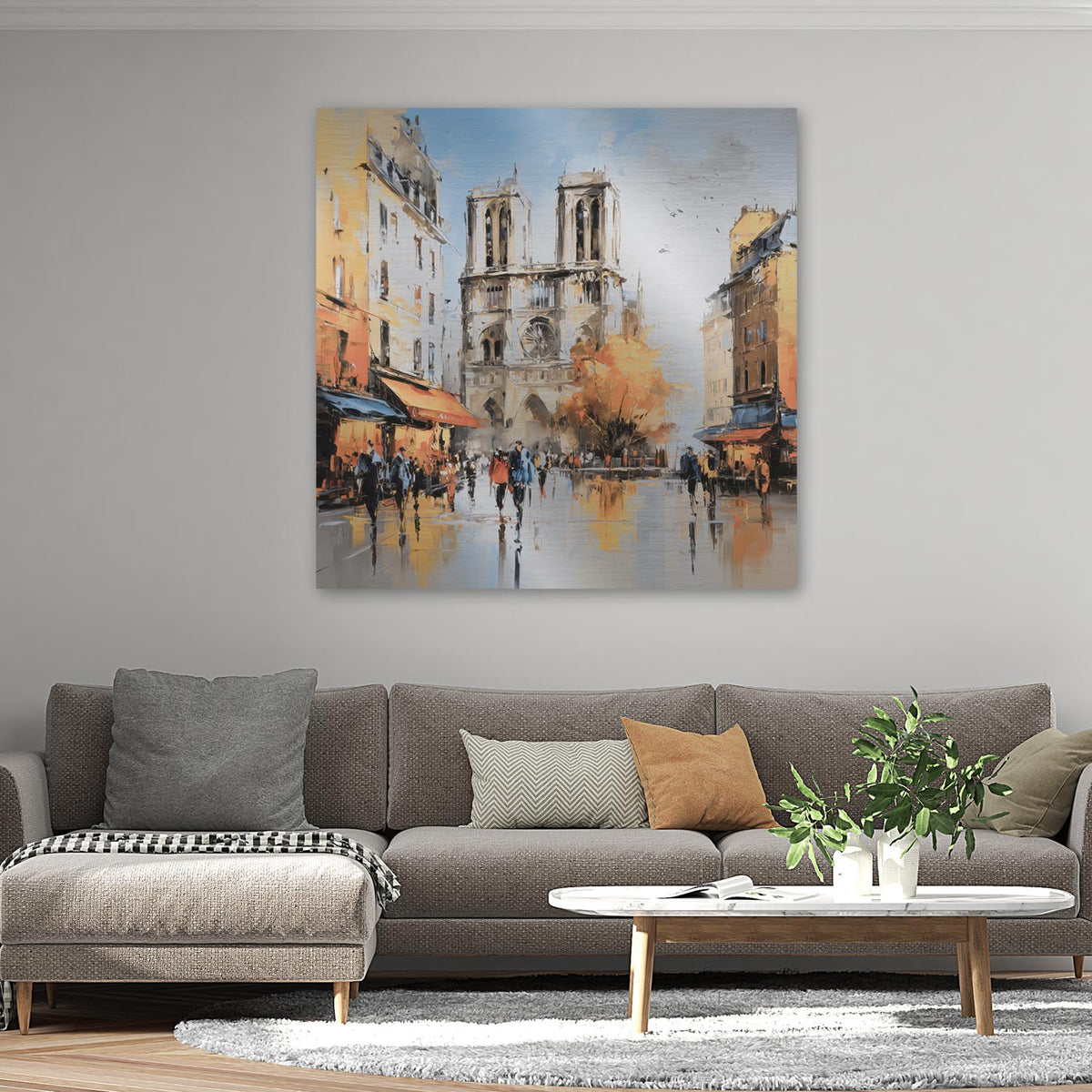 Blick auf Notre-Dame de Paris