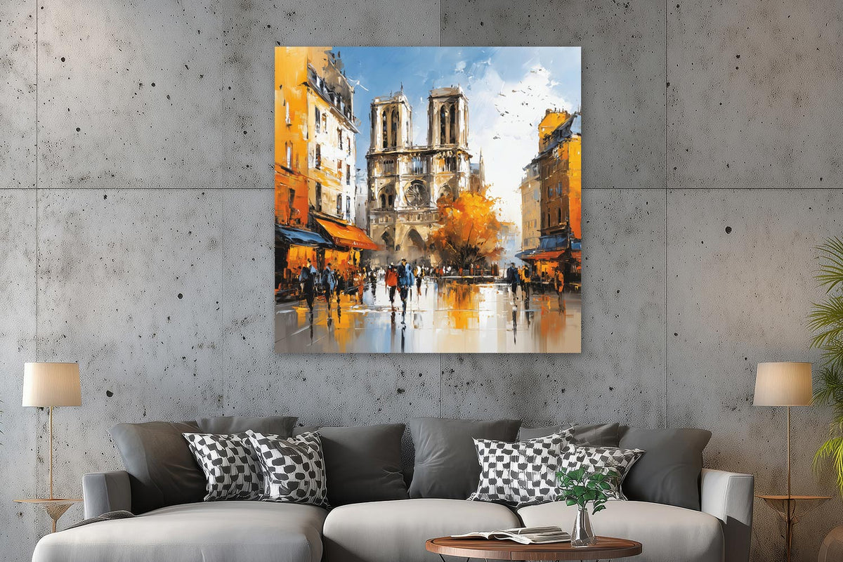 Blick auf Notre-Dame de Paris