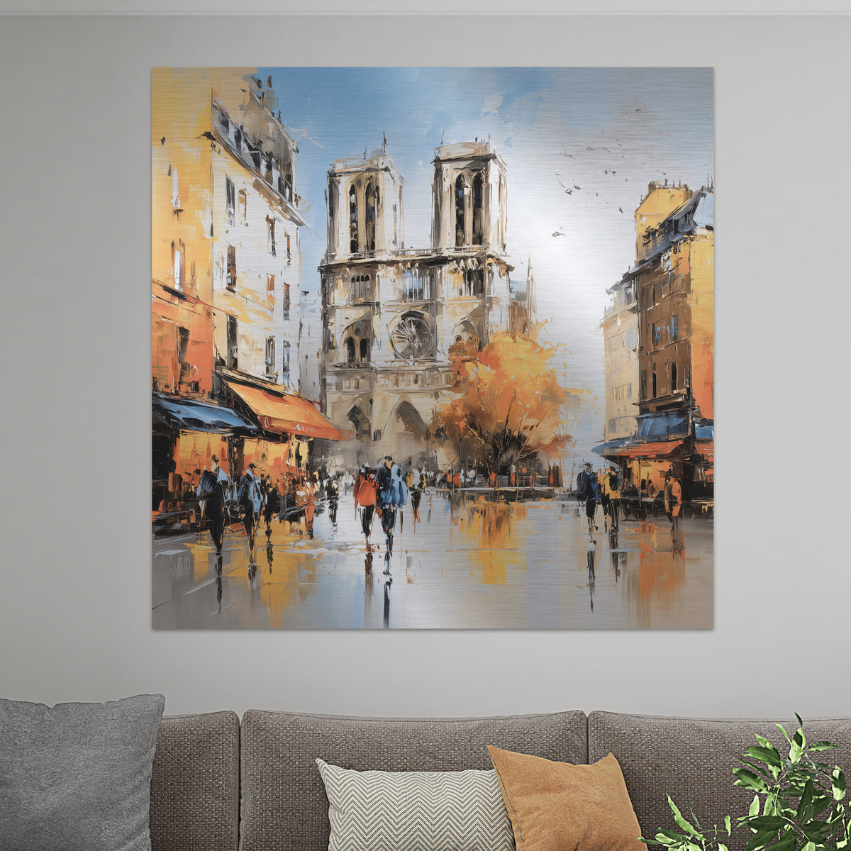 Blick auf Notre-Dame de Paris