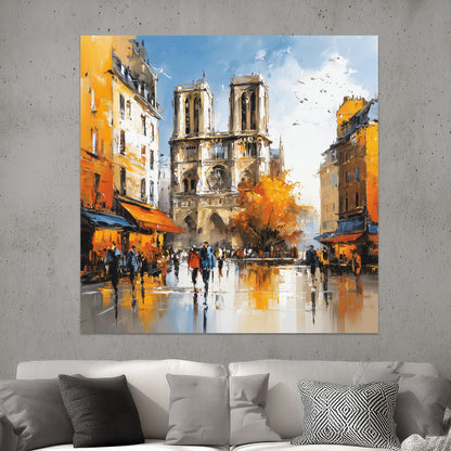 Blick auf Notre-Dame de Paris