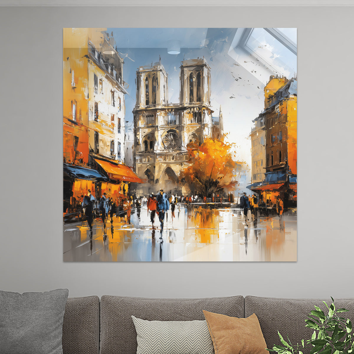 Blick auf Notre-Dame de Paris