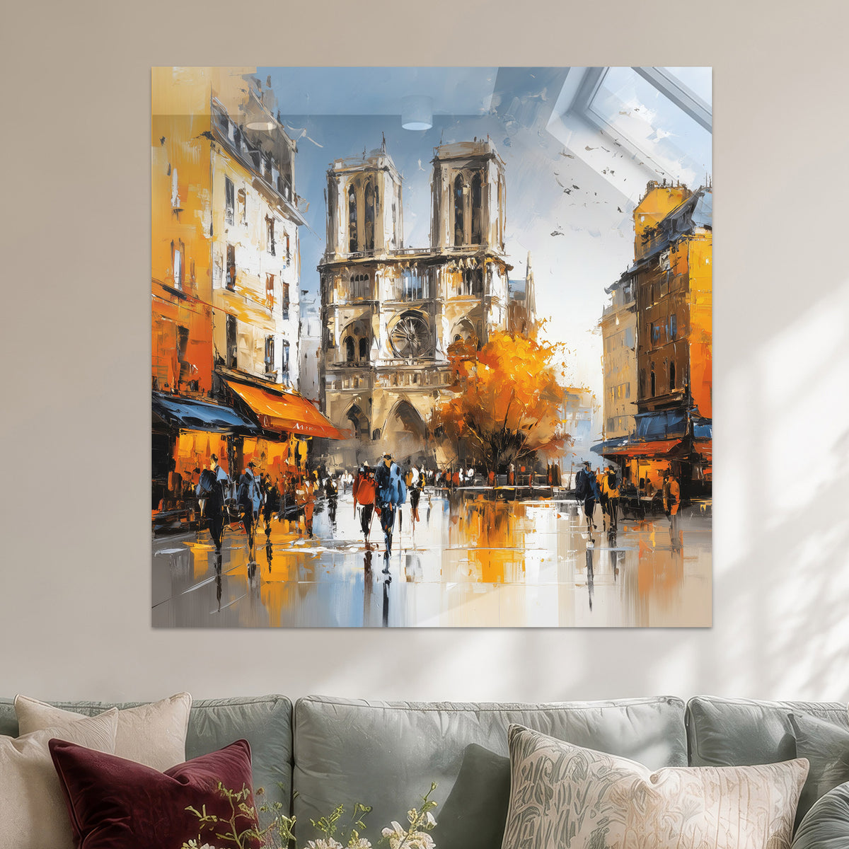 Blick auf Notre-Dame de Paris
