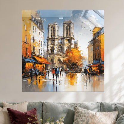 Blick auf Notre-Dame de Paris