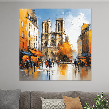 Blick auf Notre-Dame de Paris
