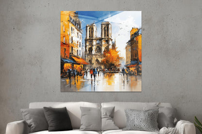Blick auf Notre-Dame de Paris