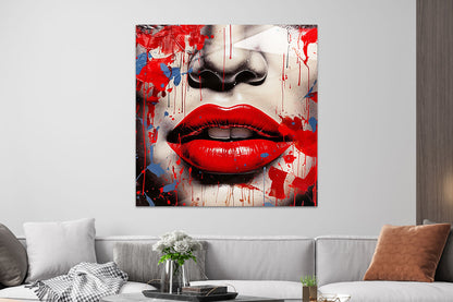 Rote Lippen